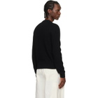Moncler Black Matt Crewneck Sweater