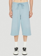 Bermuda Track Shorts in Light Blue