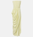Stella McCartney Crêpe jersey bustier dress