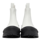 Jil Sander White Leather Chelsea Boots