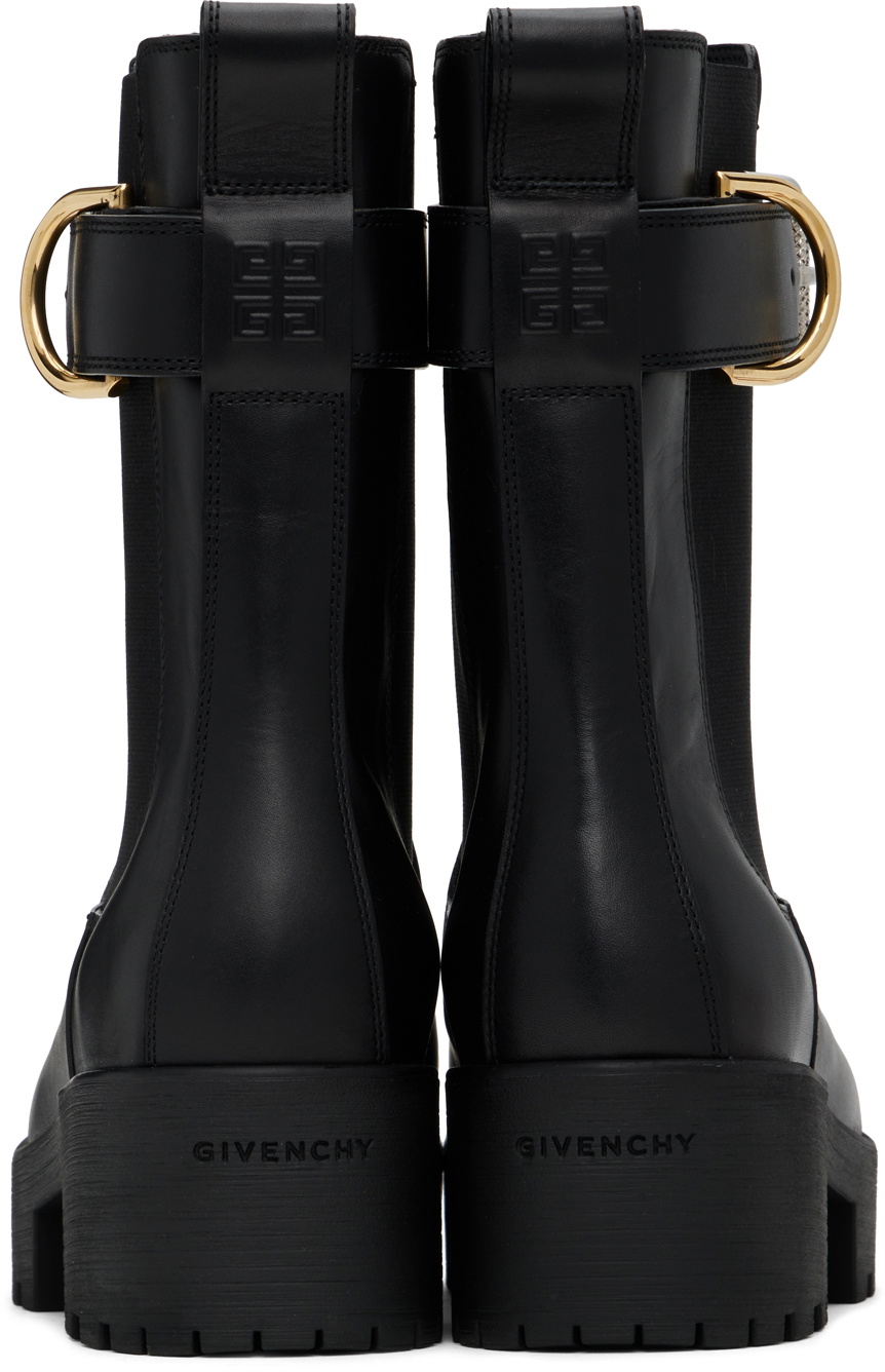Givenchy Black Voyou Chelsea Boots