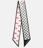 Prada Printed silk twill scarf