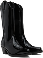 Ernest W. Baker Black Western Boots