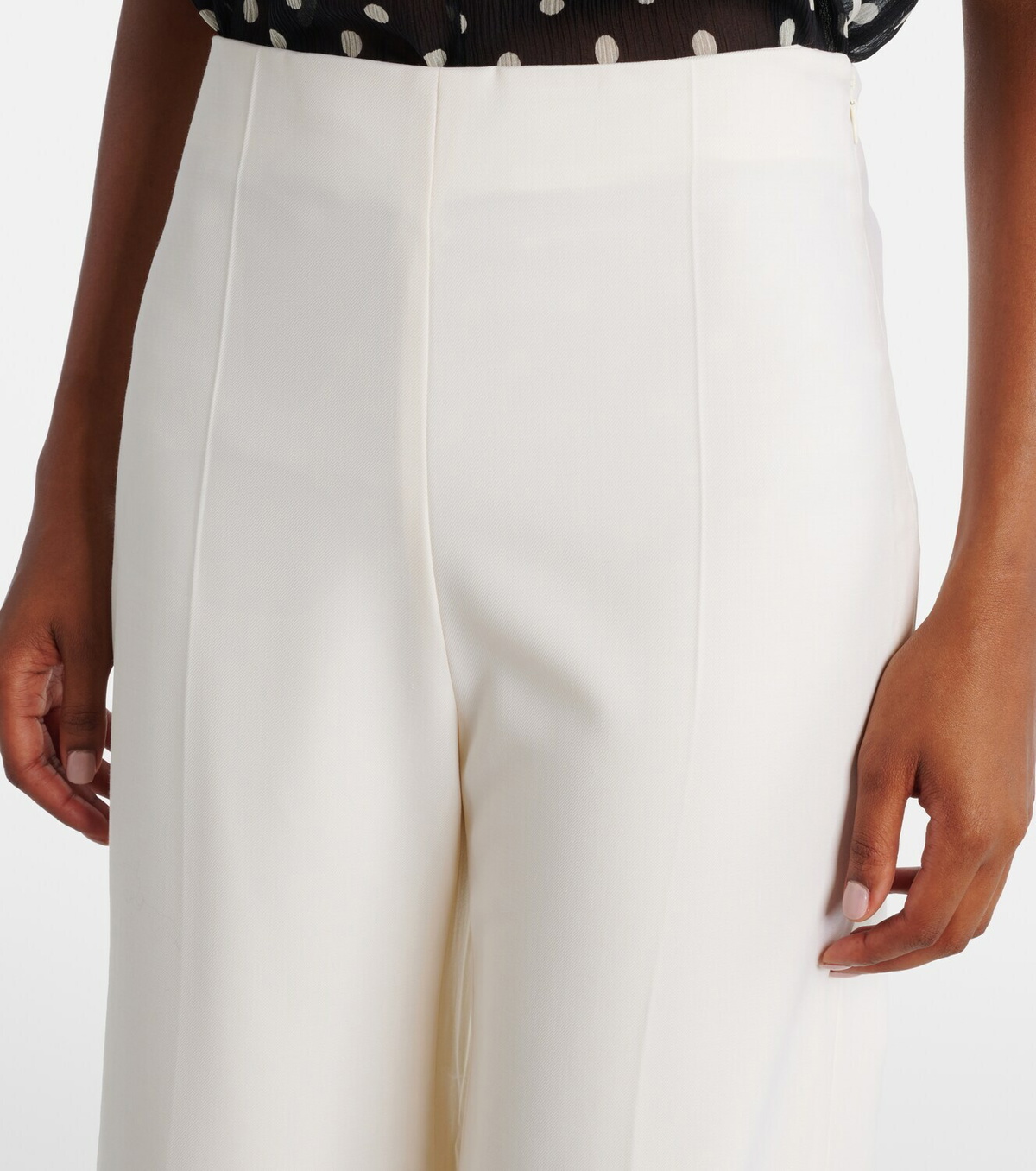 Nina Ricci Virgin wool flared pants