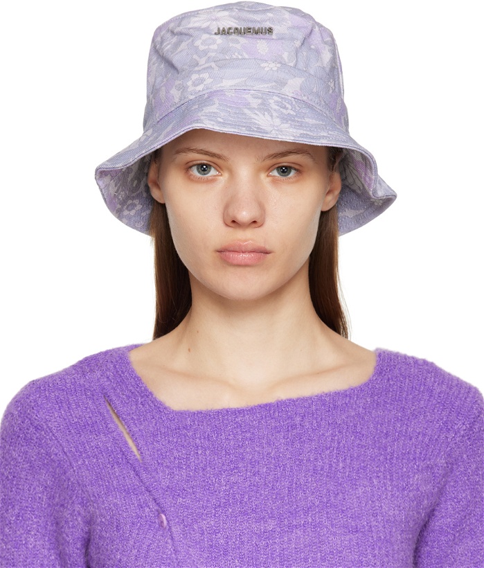 Photo: JACQUEMUS Purple 'Le Bob Gadjo' Bucket Hat