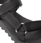 Hender Scheme - Leather-Trimmed Webbing Sandals - Black