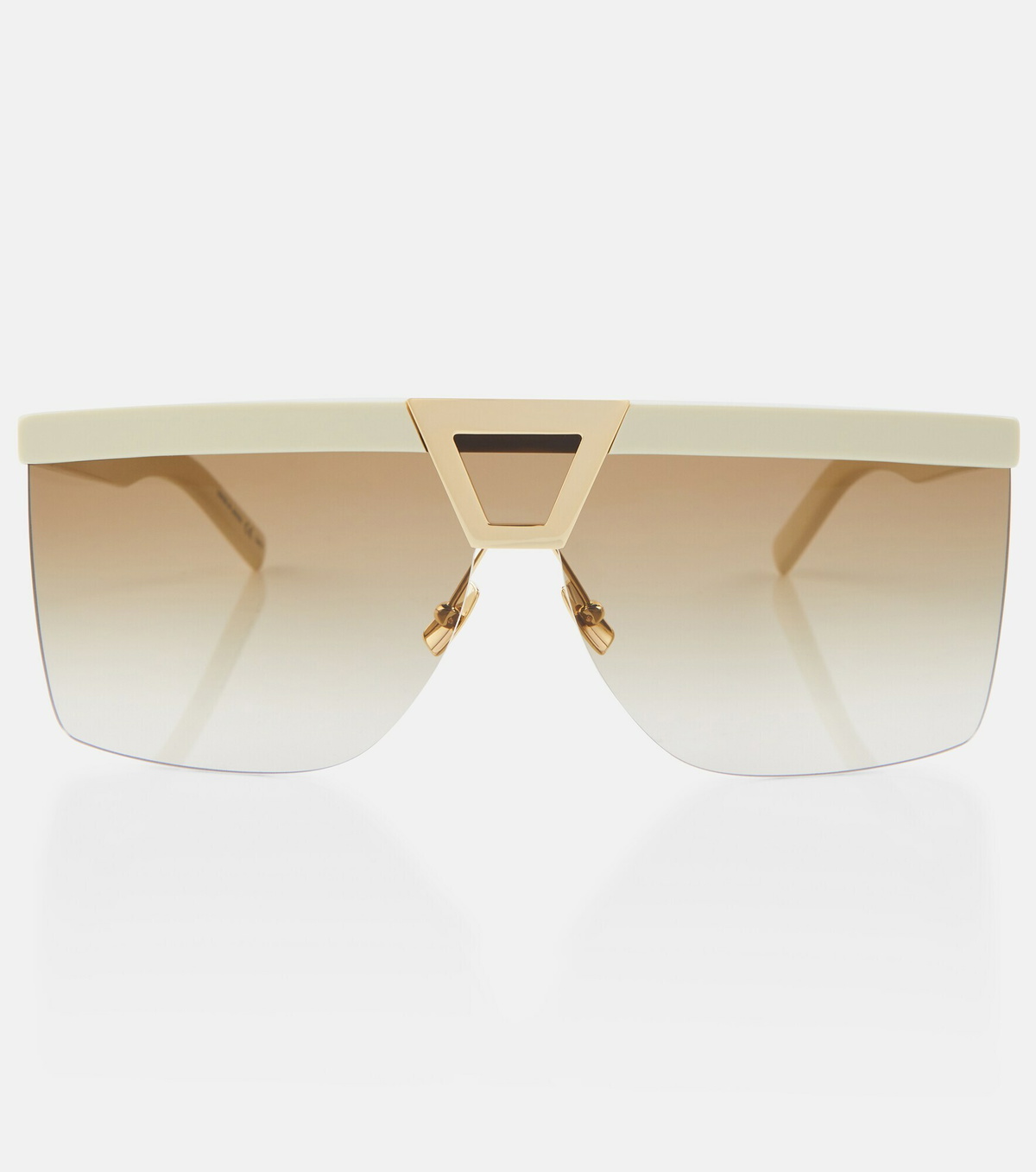 Saint Laurent SL537 PALACE 001 Sunglasses Black Shield Frame