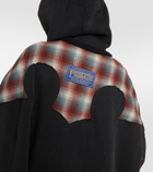 Maison Margiela x Pendleton colorblocked cotton hoodie