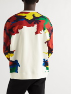 VALENTINO - Camouflage-Print Cotton-Blend Jersey Sweatshirt - Multi