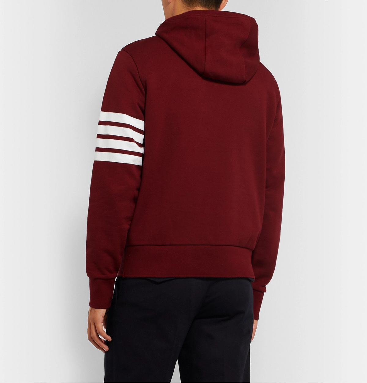 Thom browne best sale red hoodie