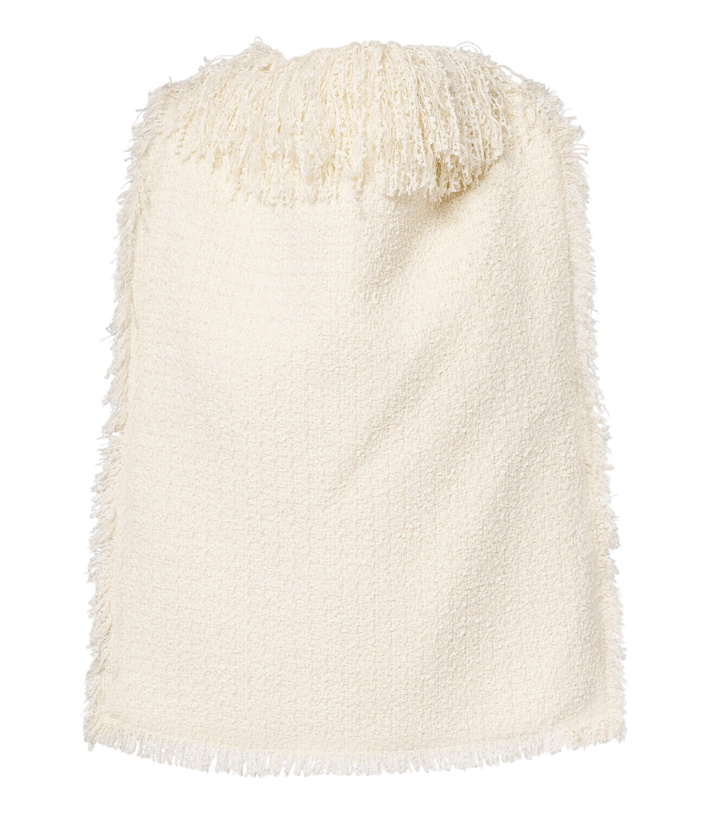 Photo: Róhe Fringed bouclé top