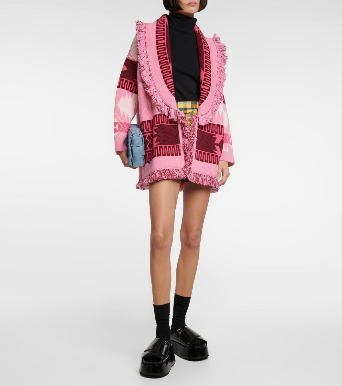 Alanui - Icon jacquard cashmere cardigan