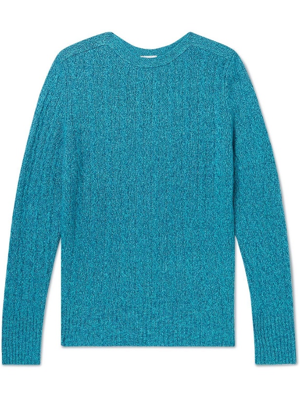 Photo: ERDEM - Dante Cable-Knit Sweater - Blue