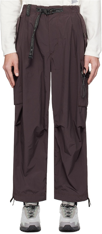 Photo: and wander Brown Oversized Cargo Pants