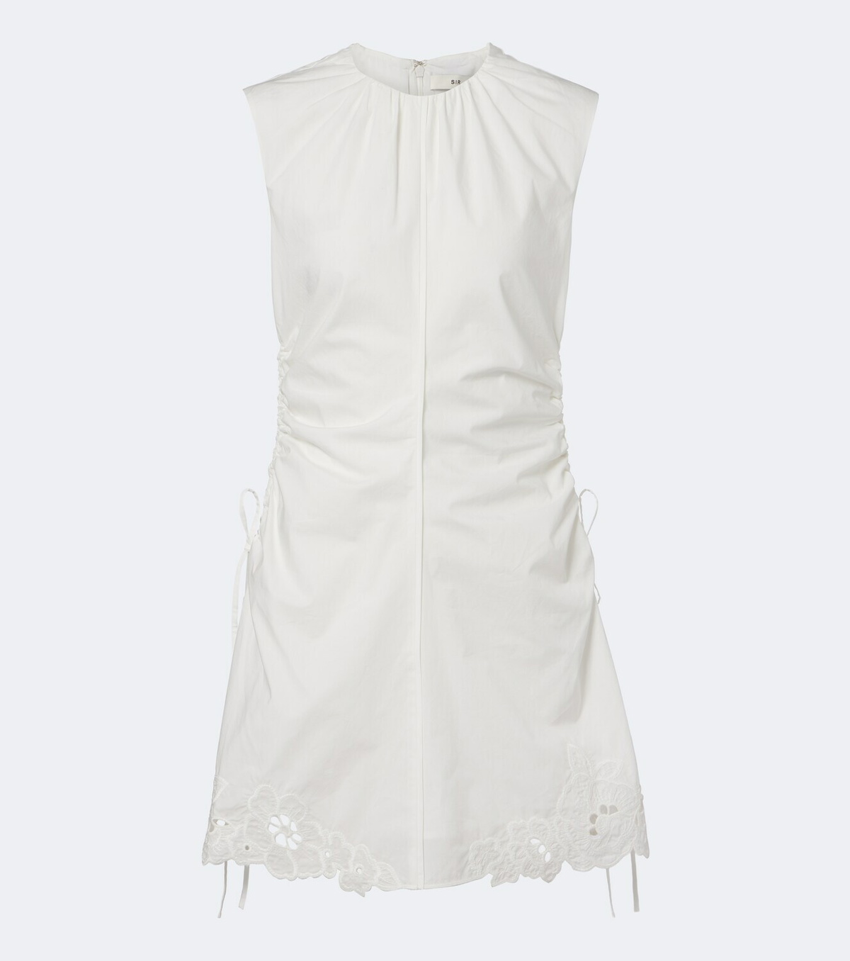 SIR Klara ruched cotton minidress
