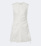 SIR Klara ruched cotton minidress