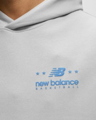 New Balance Nb Hoops Invitational Hoodie Grey - Mens - Hoodies