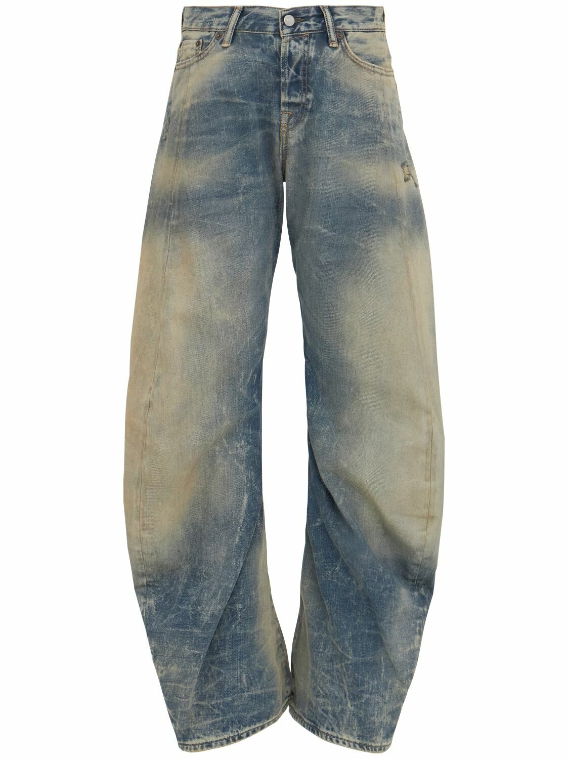 【Acne Studios】 Shorebreak cut-out straight jeans Shorebreak cut-out straight jeans in blue - Acne Studios