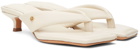 ANINE BING Off-White Viola Heeled Sandals