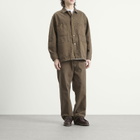 Unlikely Dry Goods Men's Chore Jacket in Brown Wash