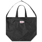 Battenwear Men's Packable Tote Bag in Black/Black