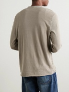 James Perse - Cotton-Jersey Henley Shirt - Neutrals