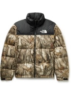 THE NORTH FACE - 1996 Retro Nuptse Quilted Printed Shell Down Jacket - Brown - XS