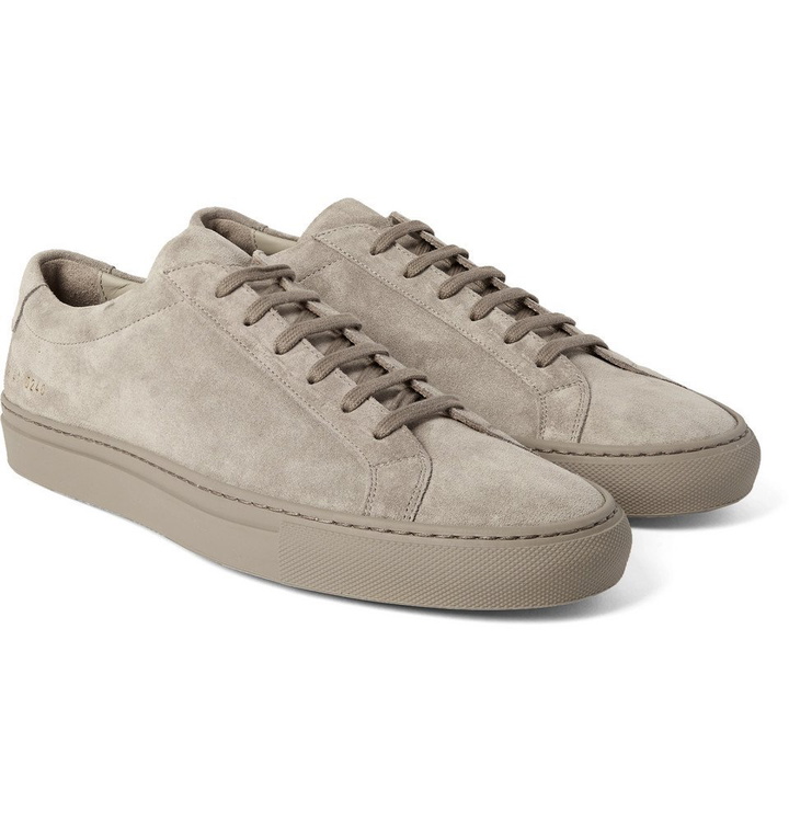 Photo: Common Projects - Original Achilles Suede Sneakers - Men - Gray