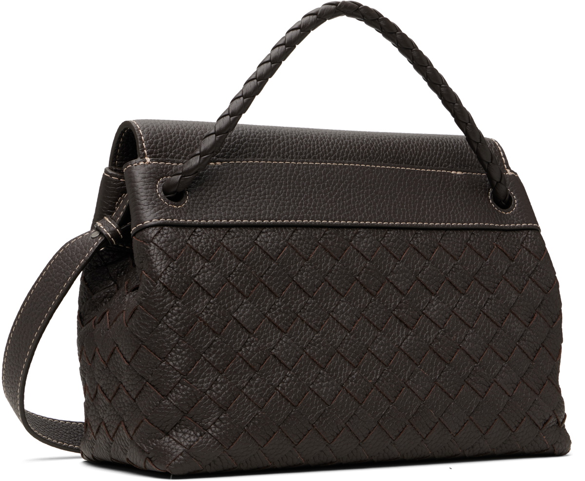 Bottega Veneta Brown Small Andiamo Messenger Bag