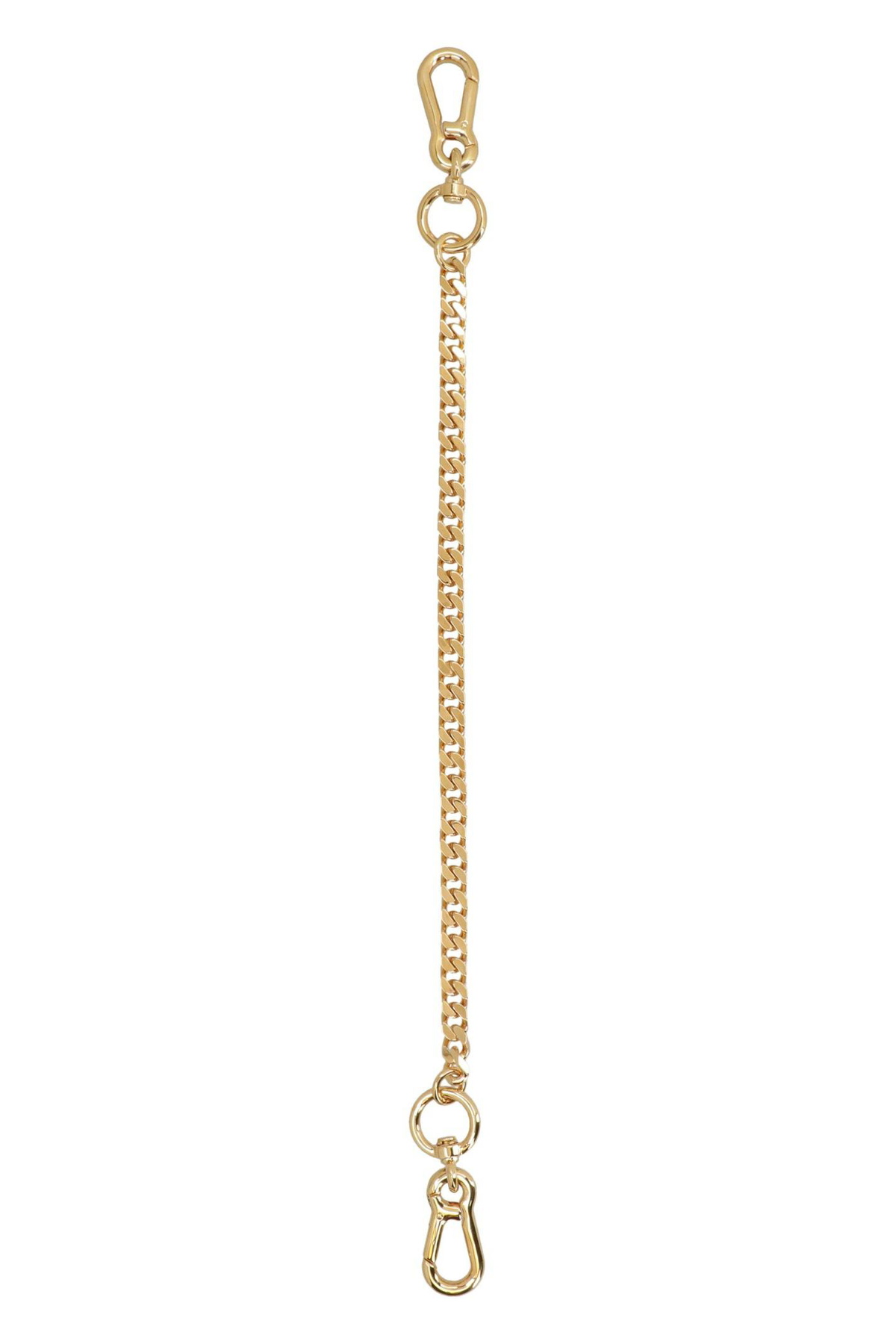 Versace Gold Metal Key Ring Hook