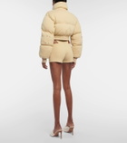 Didu Cropped fleece puffer jacket