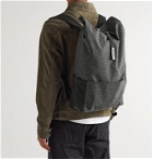 Brooks England - Pickwick Large Leather-Trimmed Mélange Tex Nylon Backpack - Gray