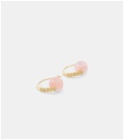 Sydney Evan Tiny Heart 14kt gold stud earrings with diamonds