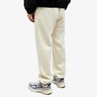 Auralee Men's Smooth Soft Sweat Pants in Ivory