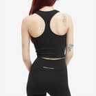 Sporty & Rich Women's SR Runner Sports Tank Bra in Black