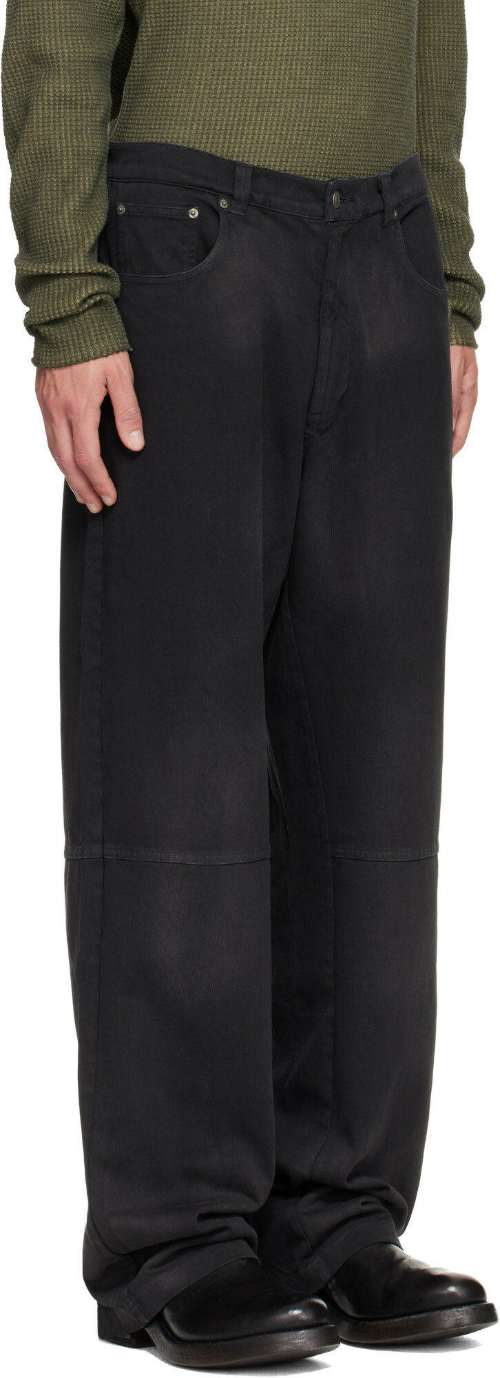 424 Black Academy Trousers