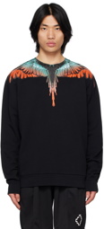 Marcelo Burlon County of Milan Black Icon Wings Sweatshirt