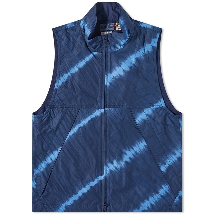 Photo: Blue Blue Japan Shibori Diagonal Dye Nylon Vest