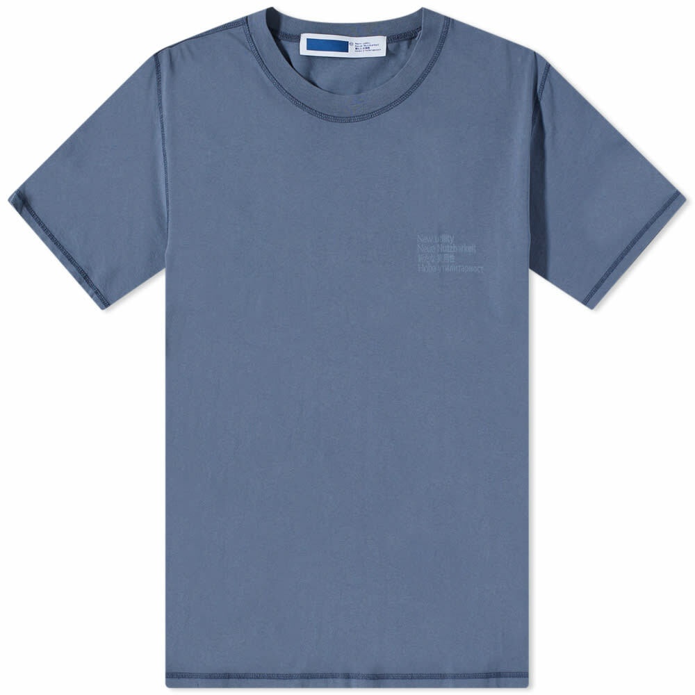 Photo: AFFIX Men's New Humility T-Shirt in Soft Blue