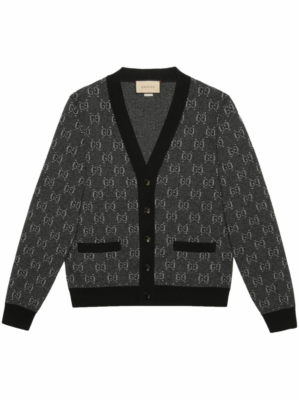 GUCCI - Gg Wool Cardigan Gucci