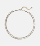 Anita Ko 18kt gold necklace with diamonds