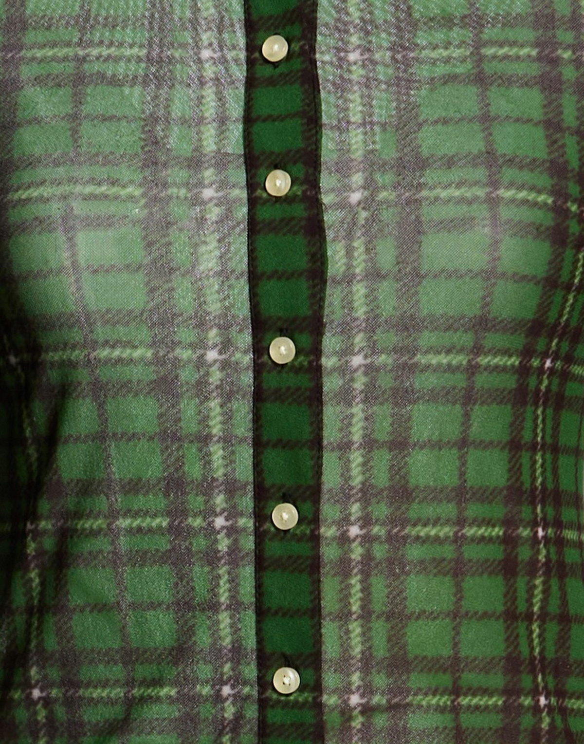 Priscavera Womens Shirt in Green