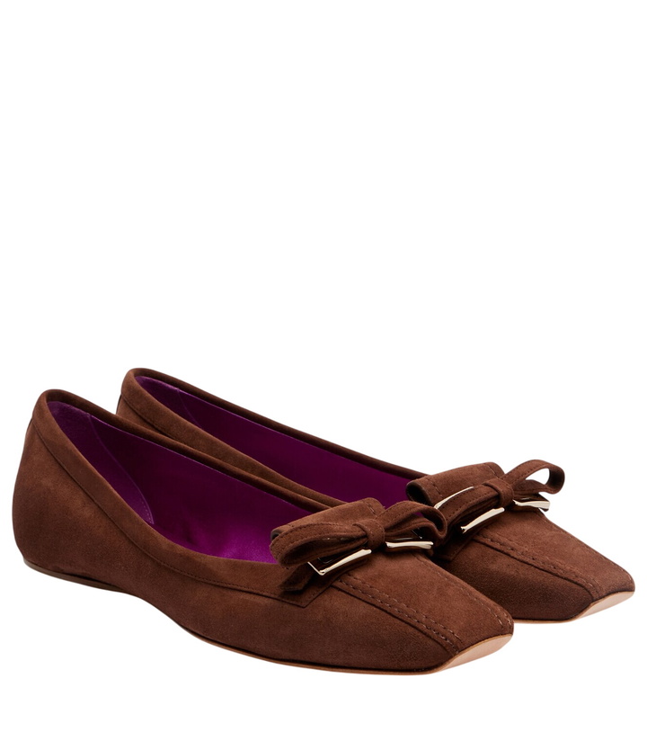 Photo: Roger Vivier Trompette suede ballet flats