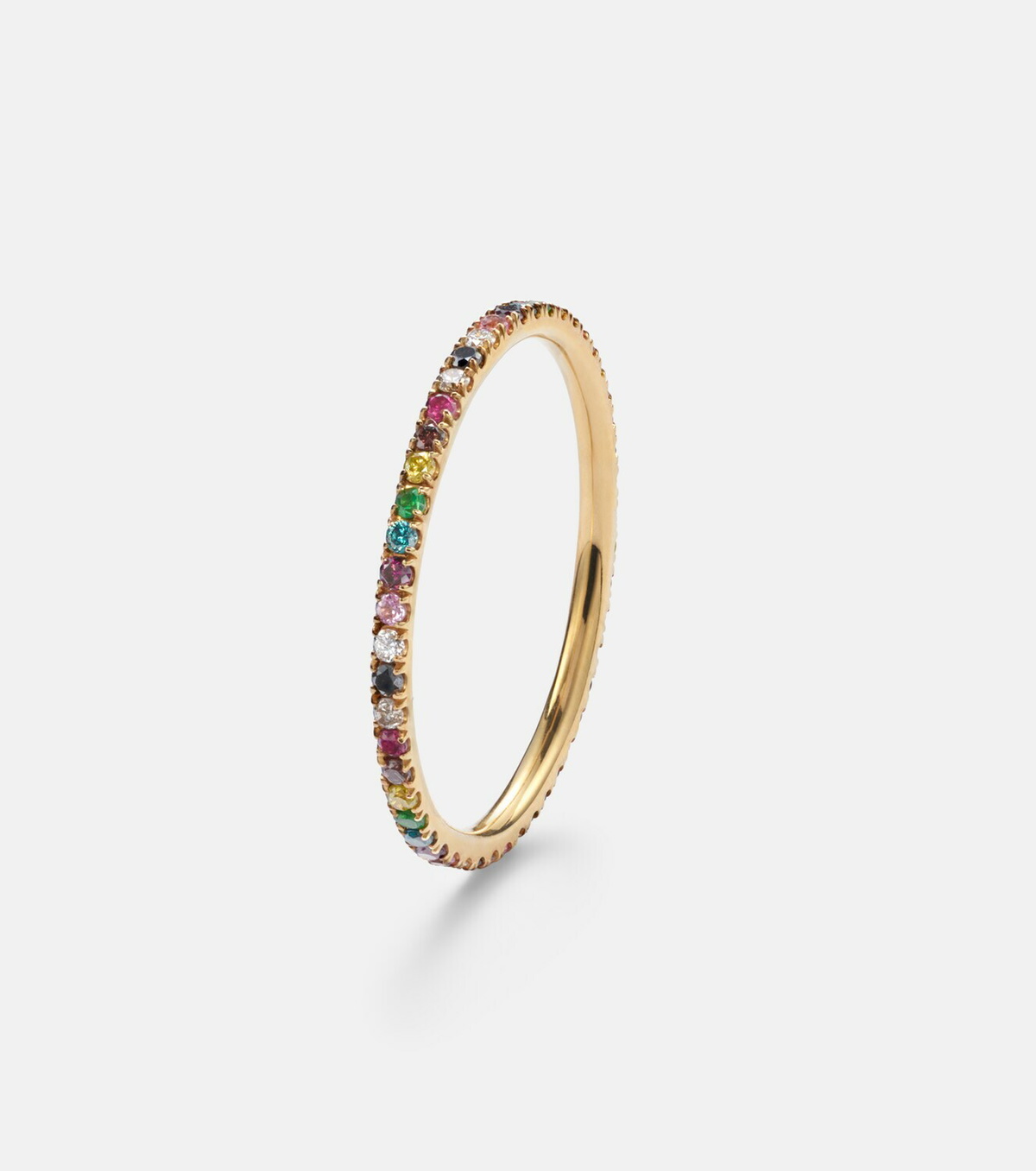 Ileana Makri 18kt gold ring with gemstones