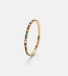 Ileana Makri 18kt gold ring with gemstones