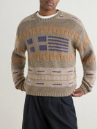Aimé Leon Dore - Knitted Cotton Sweater - Brown