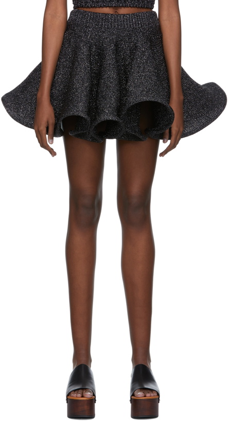 Photo: JW Anderson Black Polyester & Nylon Mini Skirt