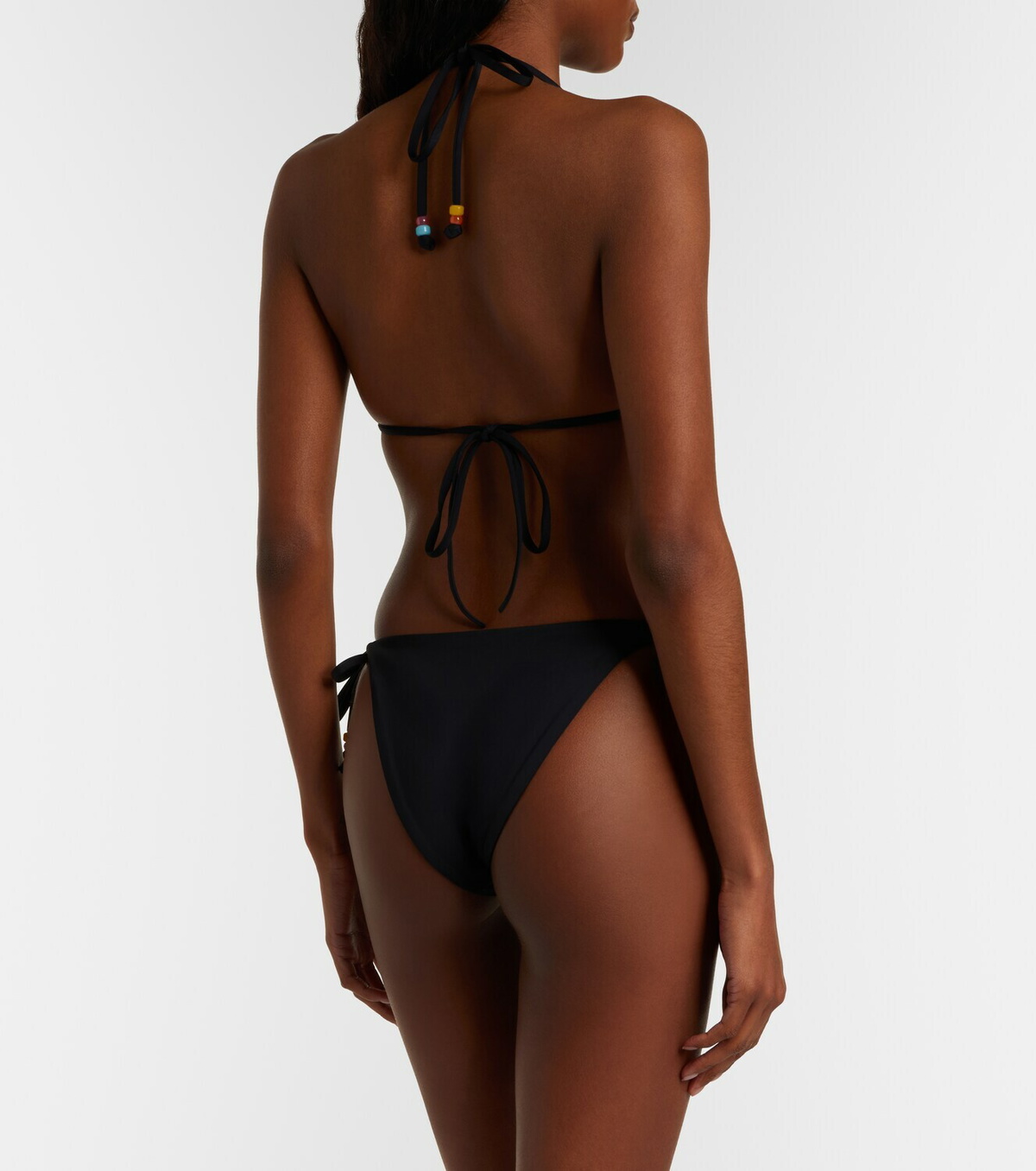 Staud Lido beaded bikini top