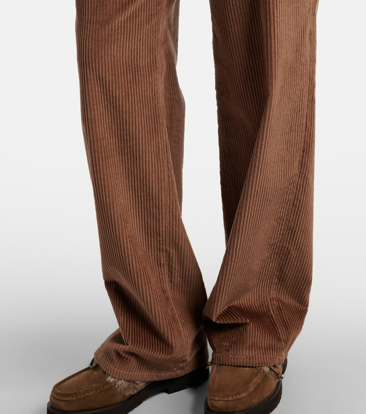 Brunello Cucinelli Cotton corduroy wide-leg pants