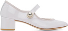 Repetto Off-White Fabienne Mary Jane Heels